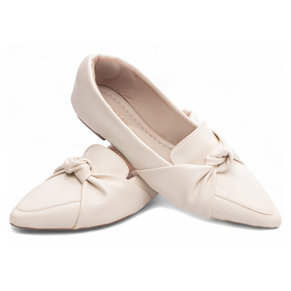 Sapatilha Mocassim Feminino Bico Fino