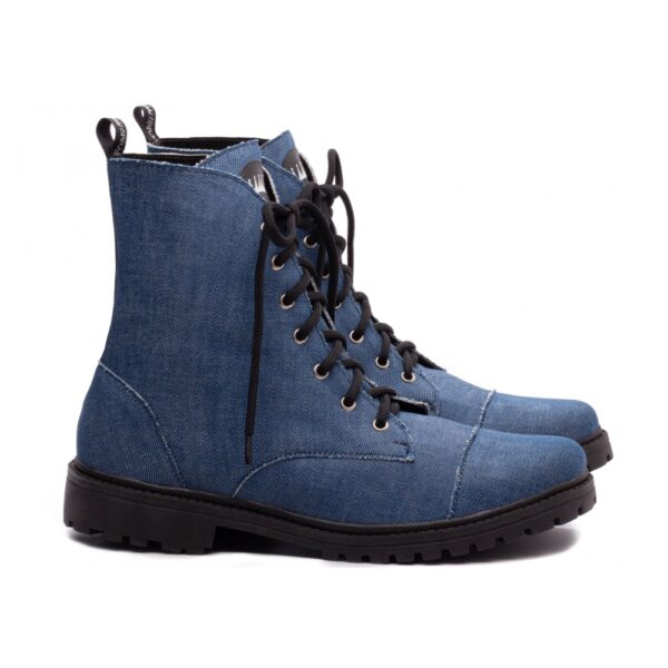 Bota Arrasadora Coturno Jeans - Image 3
