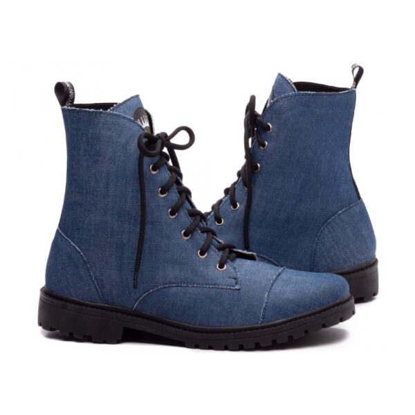 Bota Arrasadora Coturno Jeans - Image 6