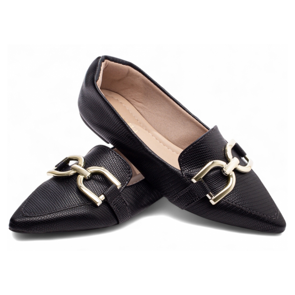 Sapatilha Mocassim Feminino Bico Fino