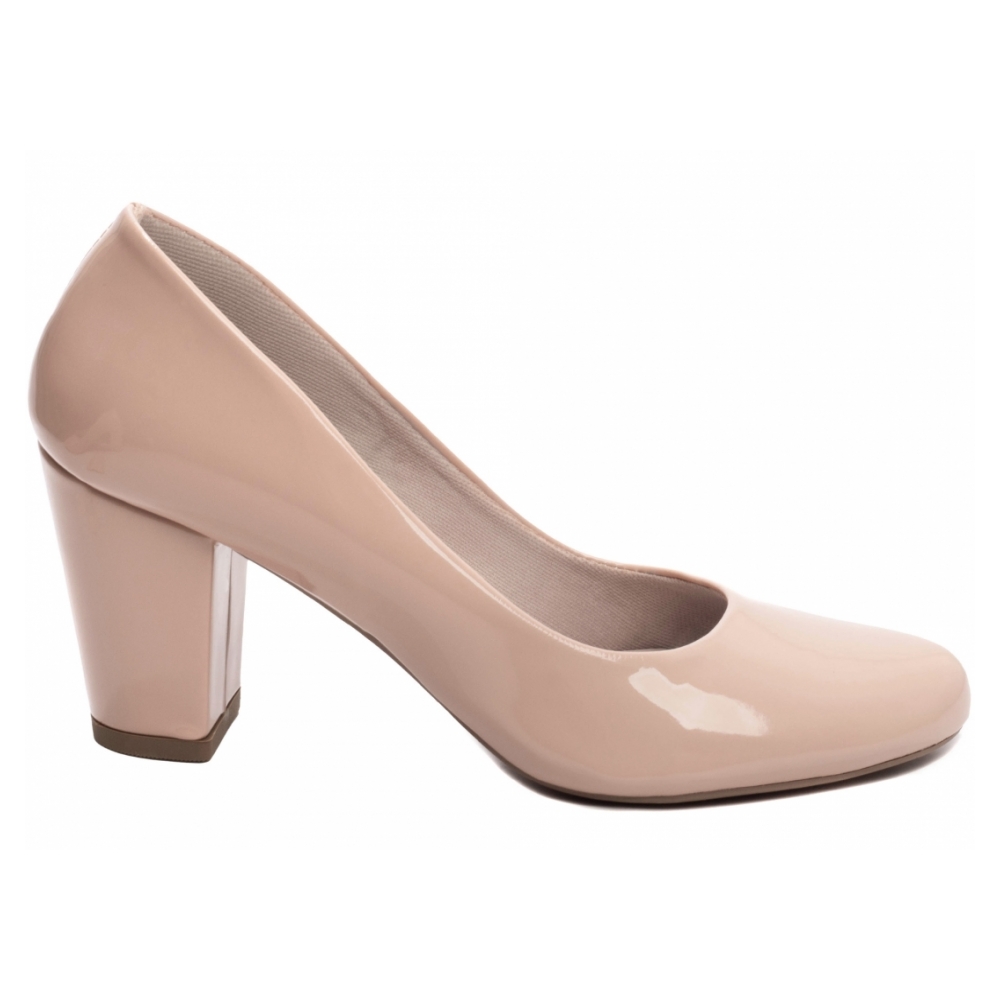 Sapato Scarpin Bico Redondo