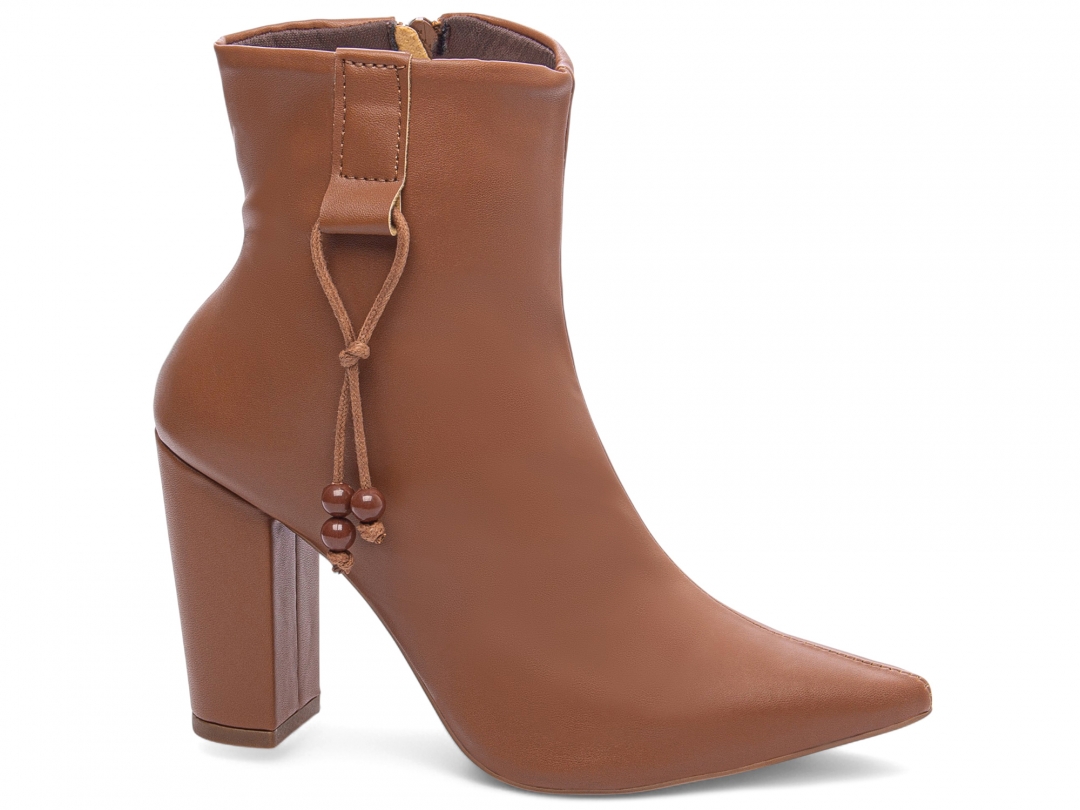 Bota Cano Curto Caramelo