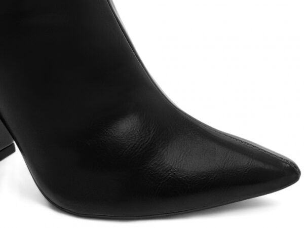 Bota Bico Fino Feminina Preta - Image 8