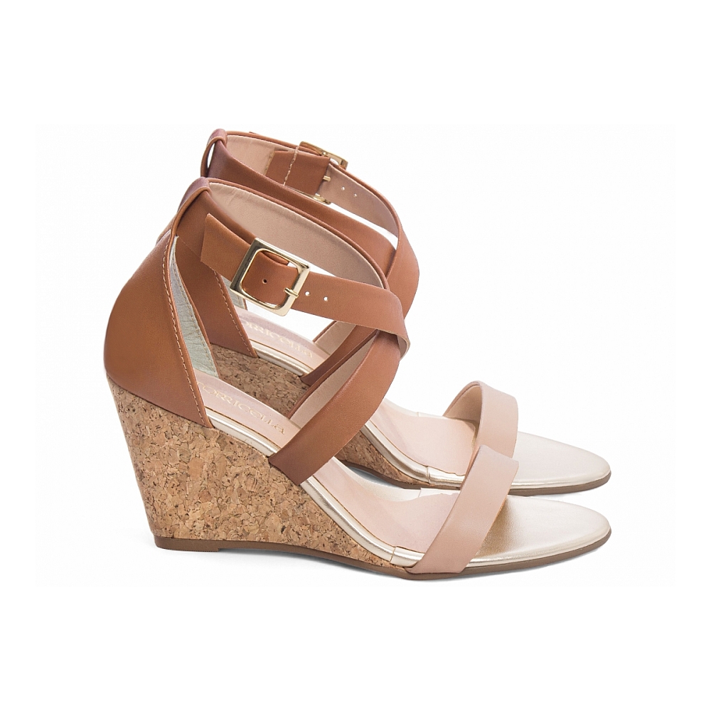 Sandália Plataforma de Cunha Anabela - Imagem 4