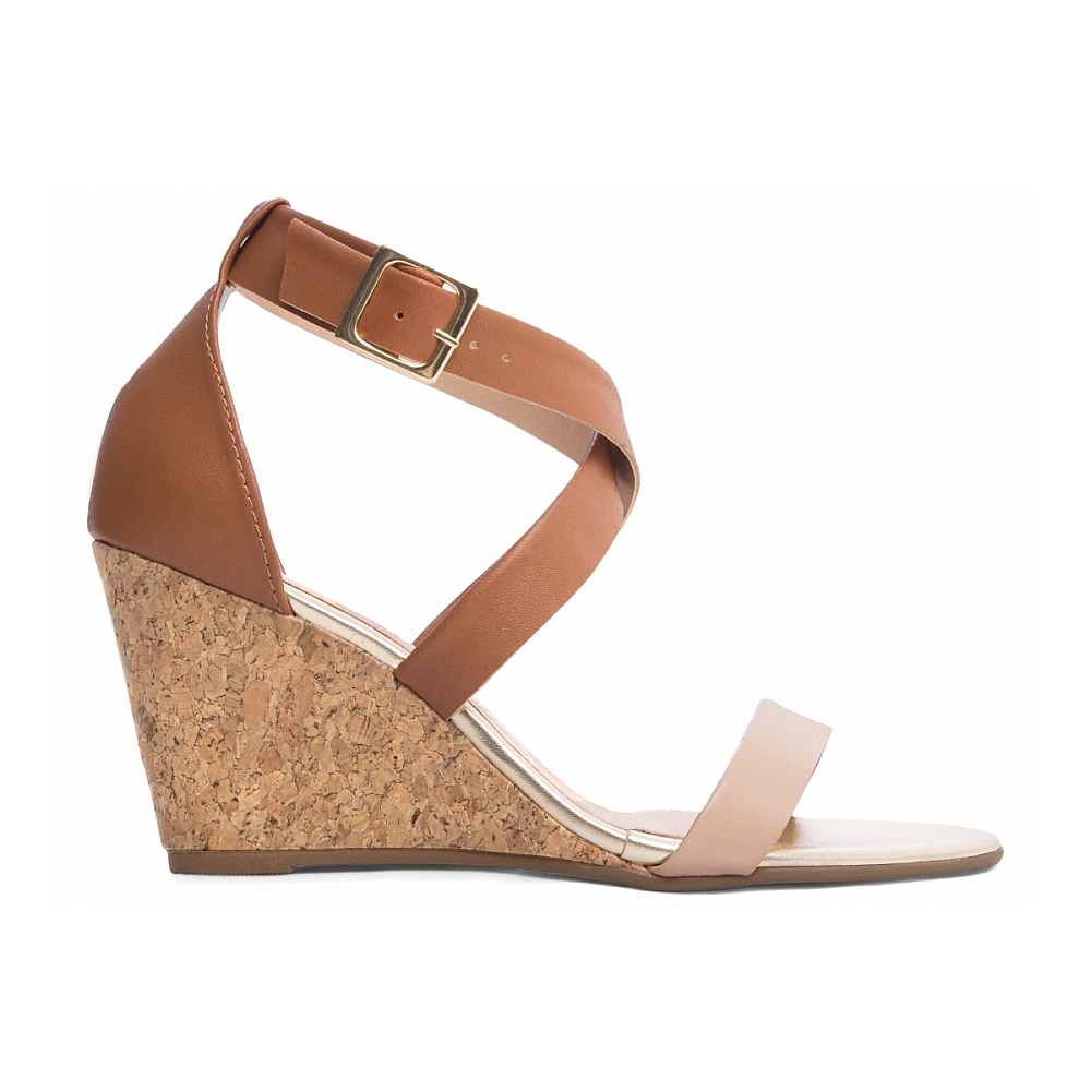 Sandália Plataforma de Cunha Anabela - Imagem 5