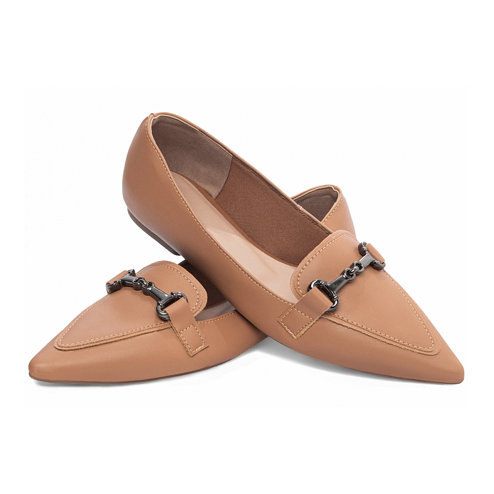 Sapatilha Mocassim Bico Fino Alongado