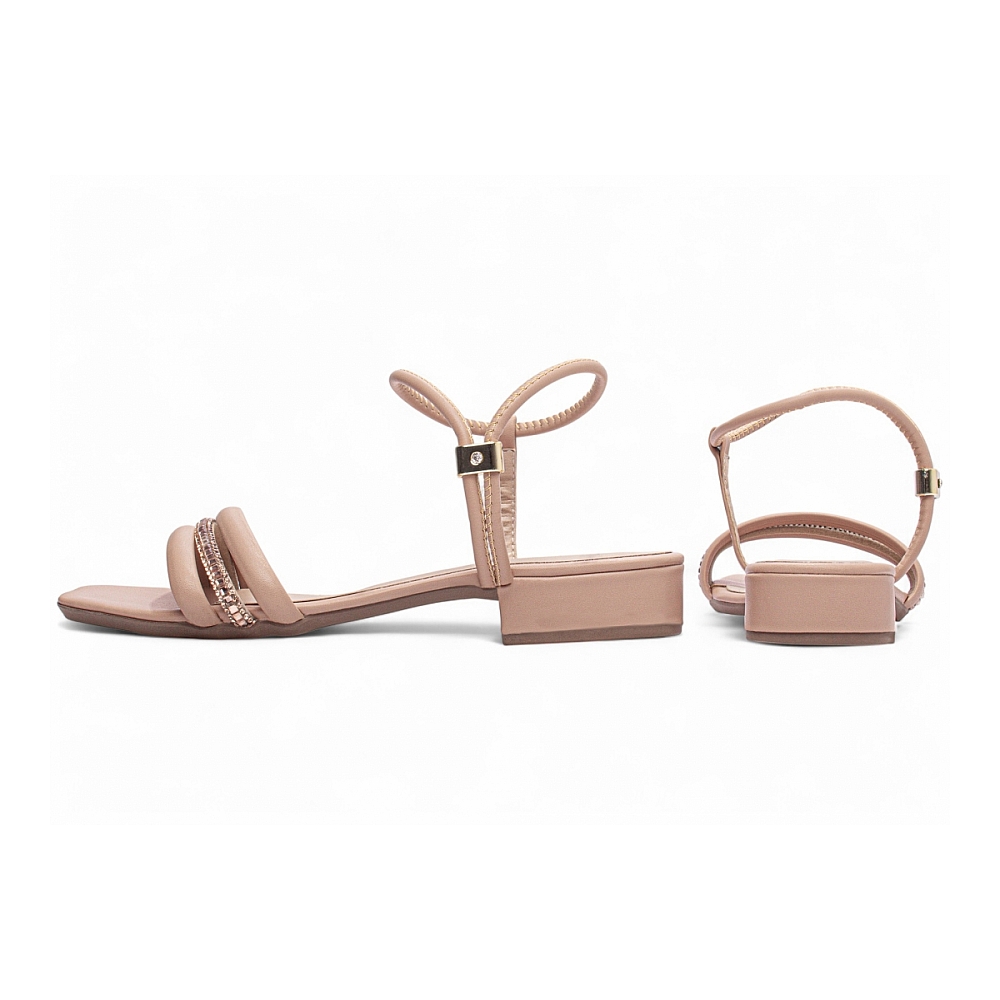 Sandália Feminina Salto Baixo - Imagem 2