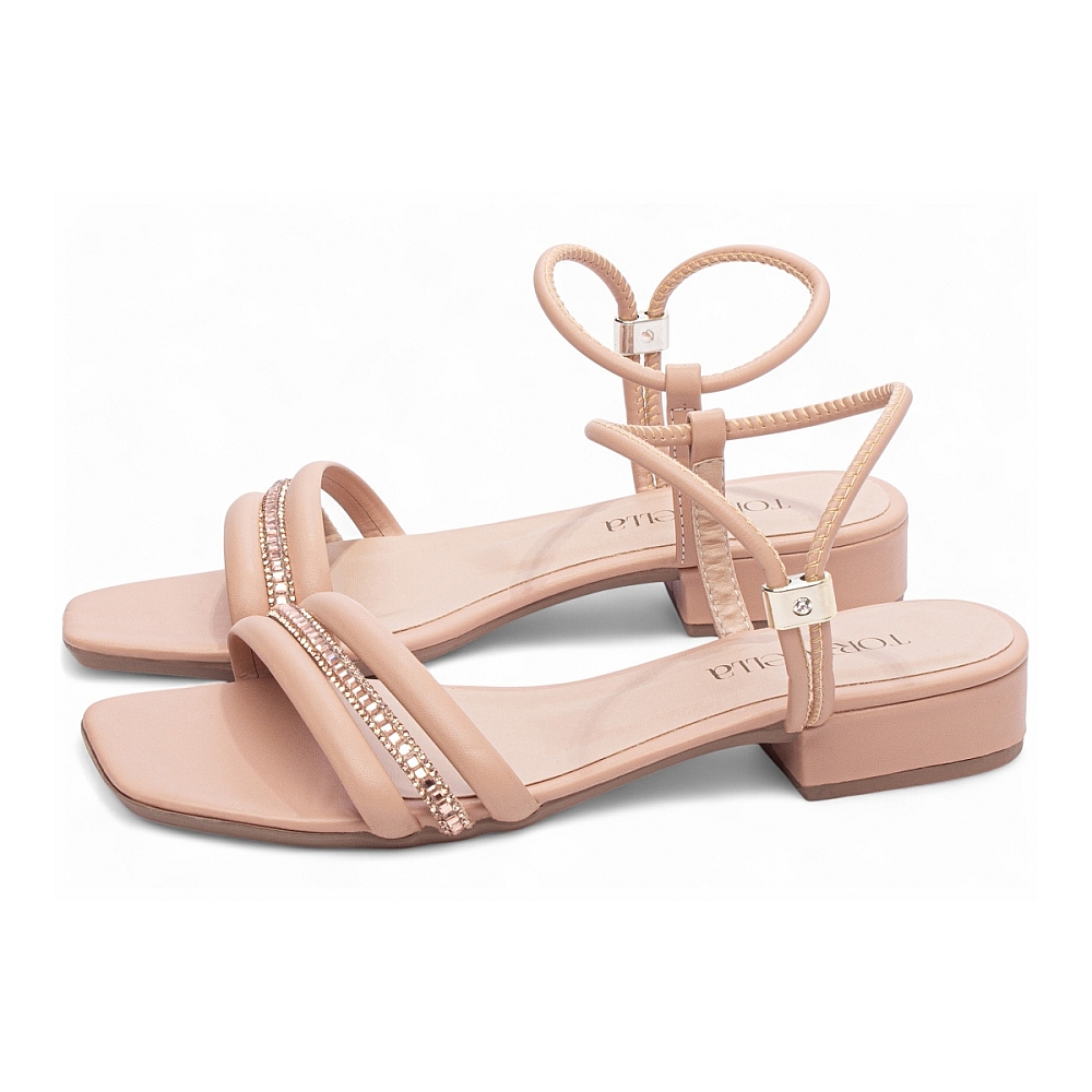 Sandália Feminina Salto Baixo - Imagem 3