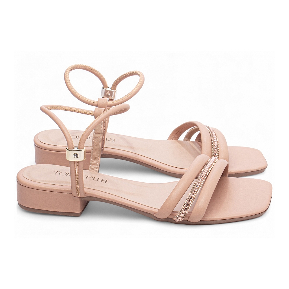 Sandália Feminina Salto Baixo - Imagem 4