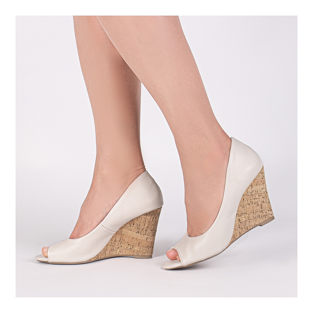 Anabela Plataforma Cunha Feminina - Imagem 9