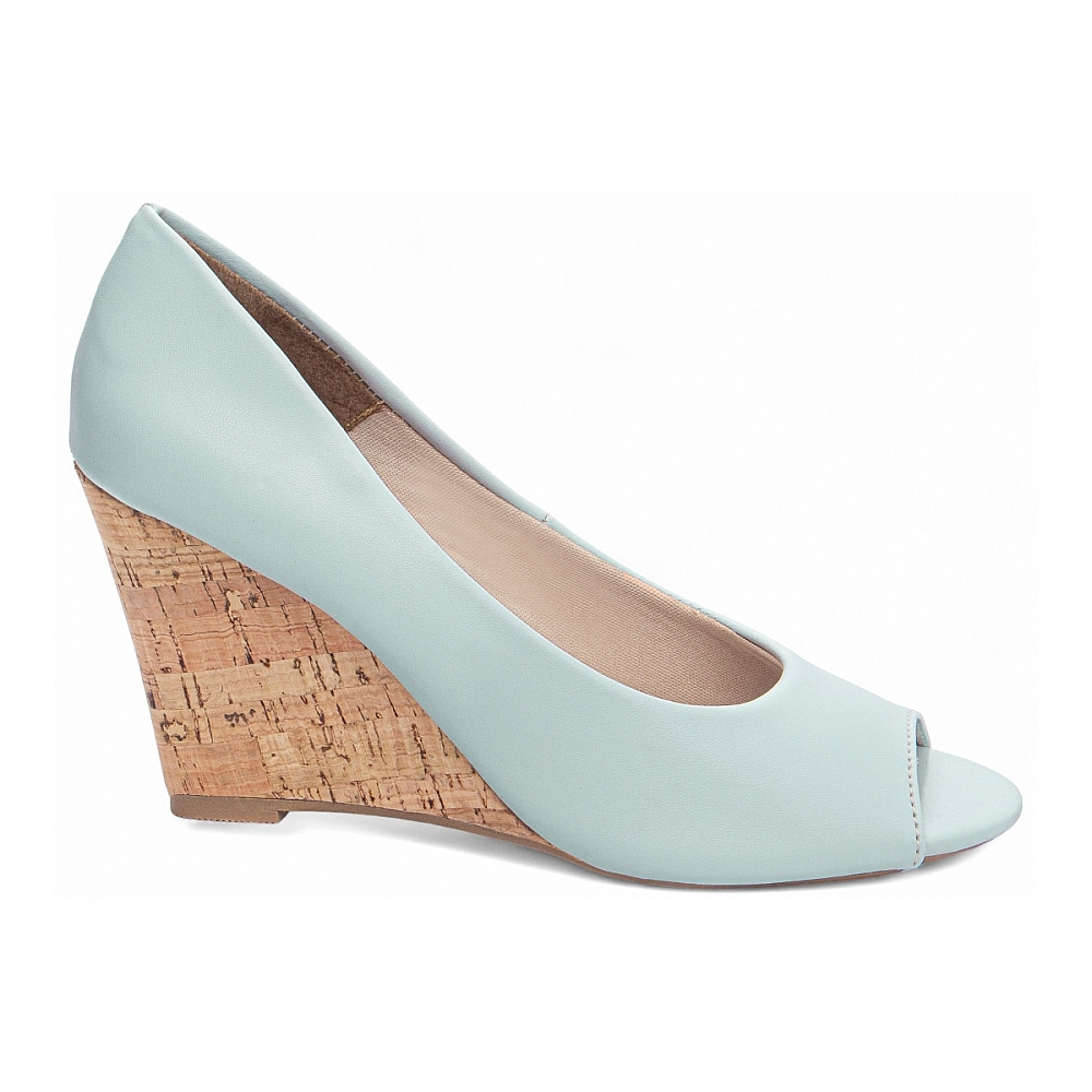 Anabela Plataforma Cunha Feminina