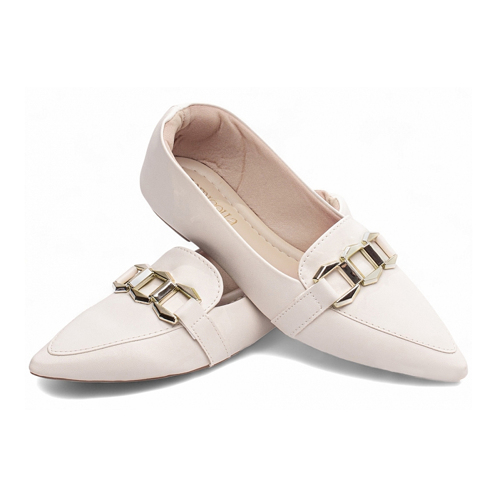 Sapatilha Mocassim Feminino Bico Fino