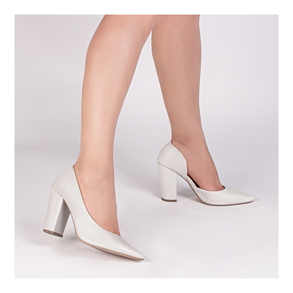 Sapato Scarpin Aberto do Lado - Imagem 7