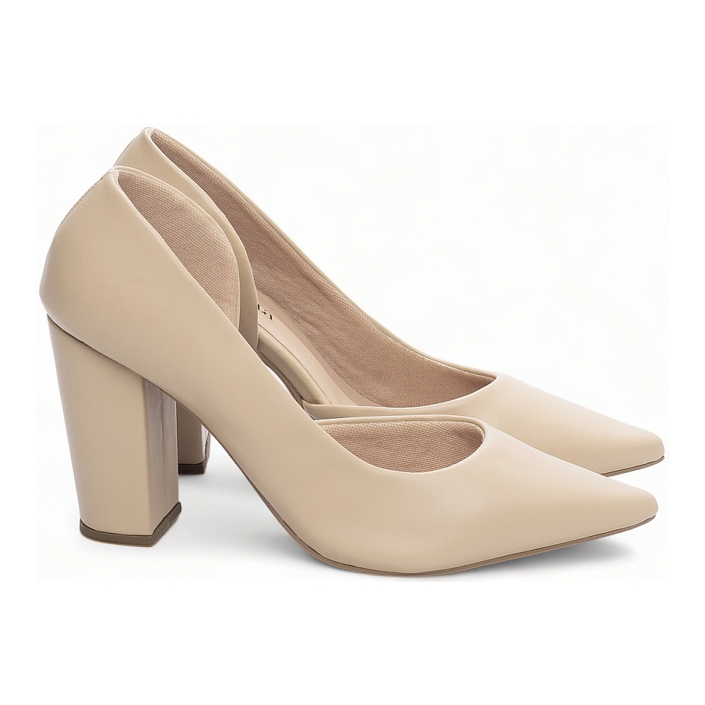 Sapato Scarpin Aberto do Lado - Imagem 4