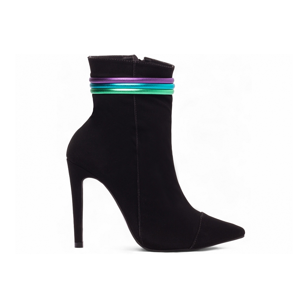 Bota Bico Fino Salto 12 Cano Médio - Imagem 5