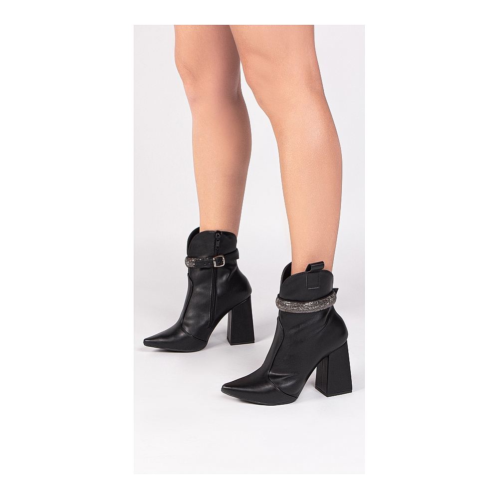 Bota Bico Fino Cano Médio - Imagem 7