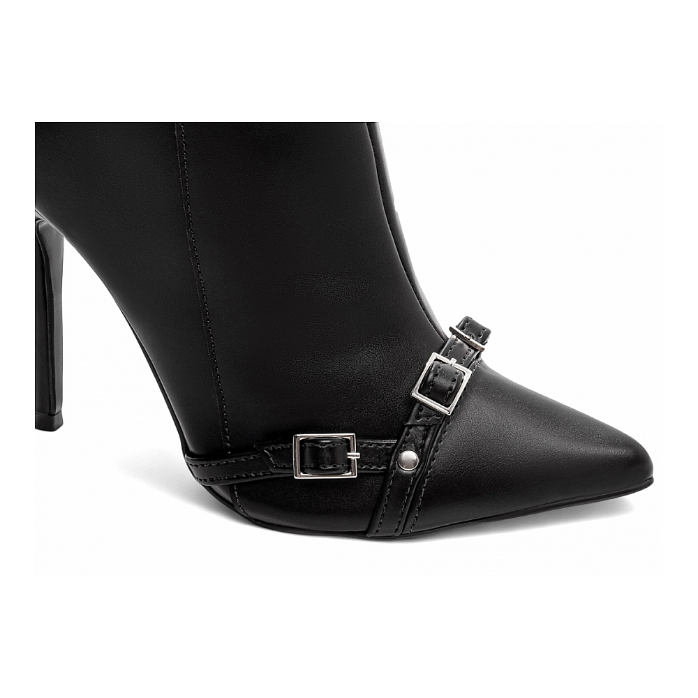 Bota Bico Fino Salto 12 Cano Médio - Imagem 7