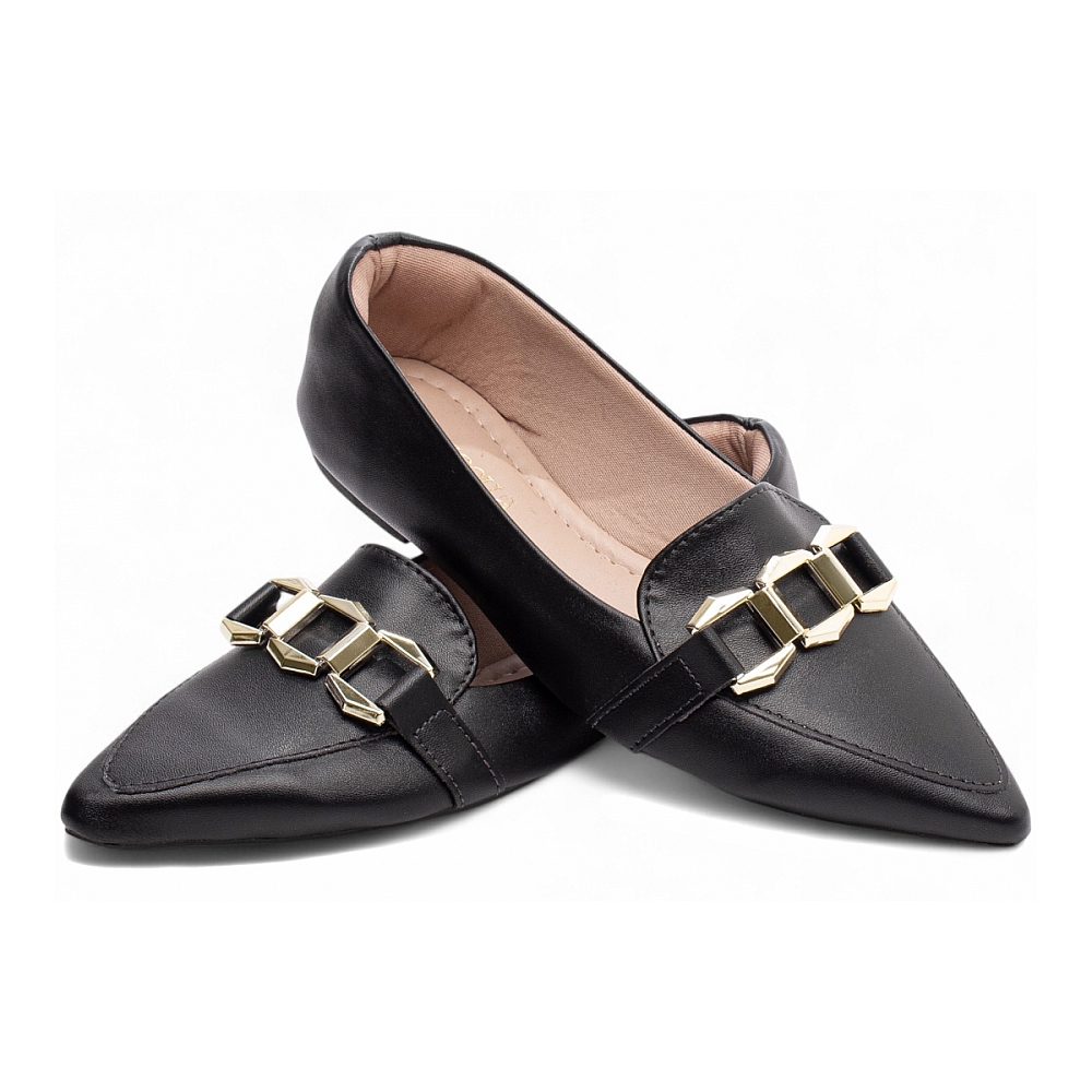 Sapatilha Mocassim Feminino Bico Fino