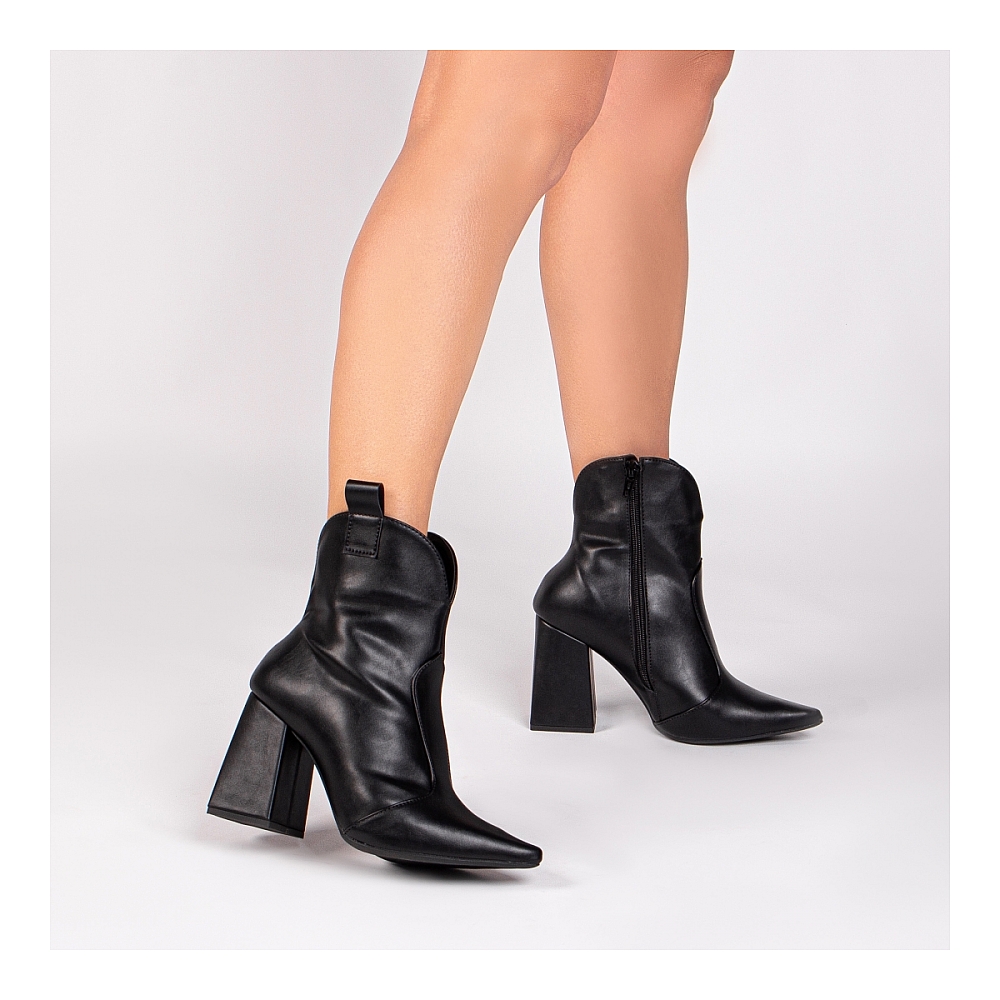 Bota Bico Fino Cano Médio - Imagem 2