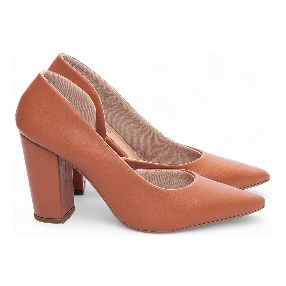 Sapato Scarpin Aberto do Lado - Imagem 4