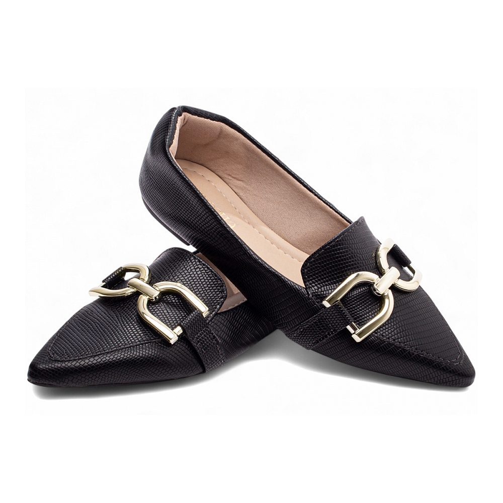 Sapatilha Mocassim Feminino Bico Fino