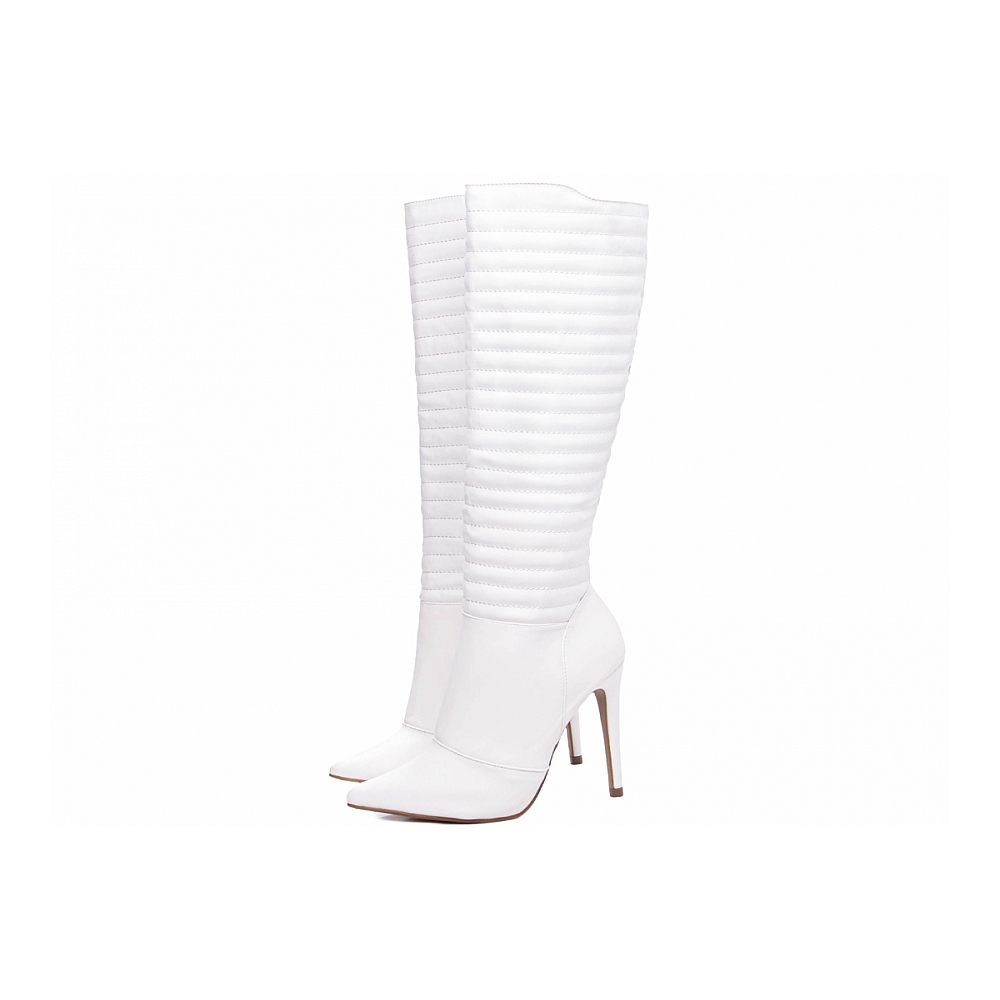 Bota Bico Fino Salto 12 Cano Alto - Imagem 2