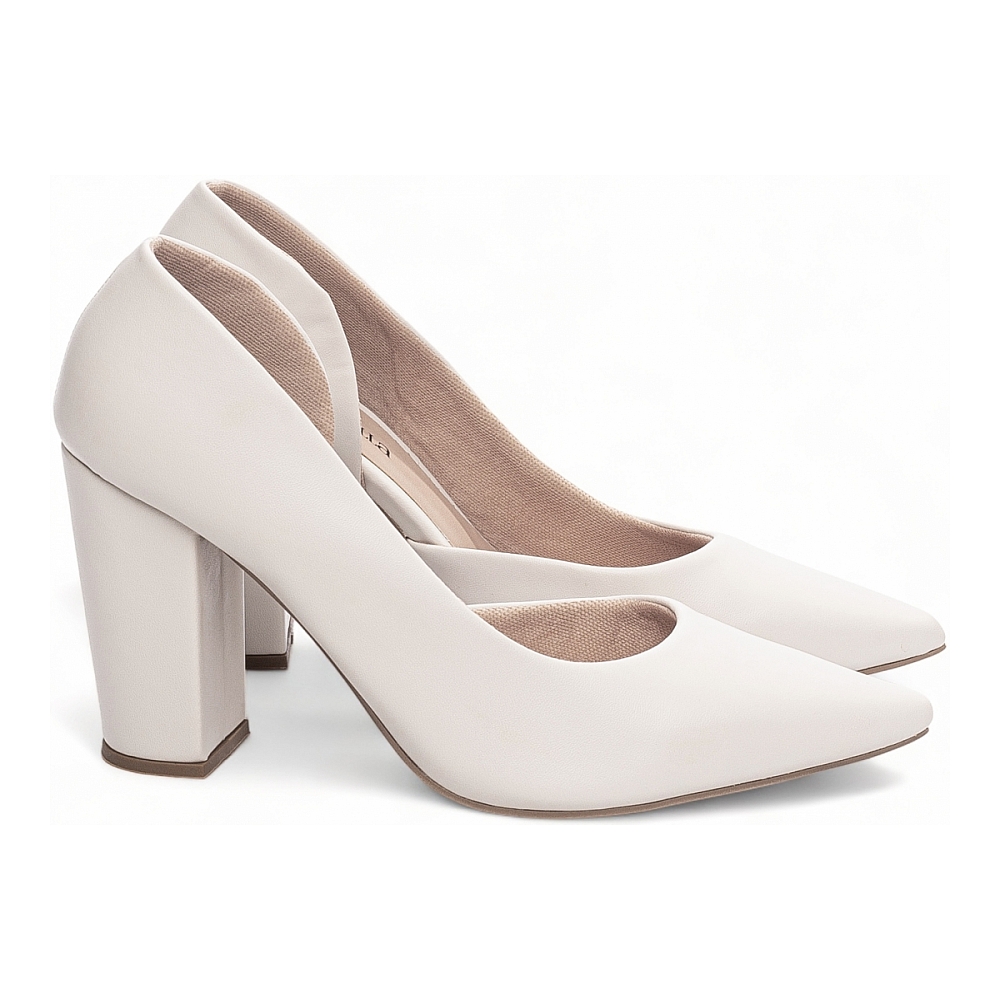 Sapato Scarpin Aberto do Lado - Imagem 4