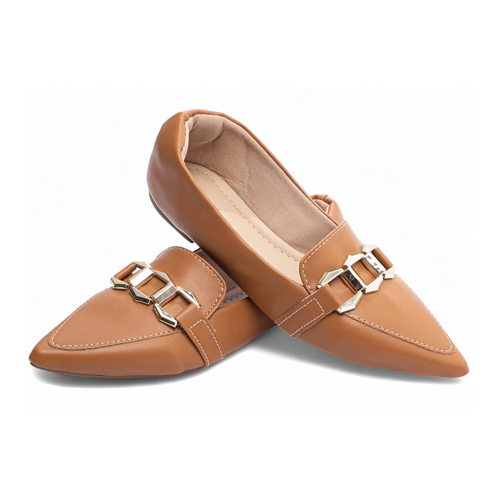 Sapatilha Mocassim Feminino Bico Fino