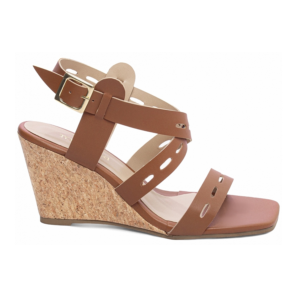 Sandália Plataforma de Cunha Anabela