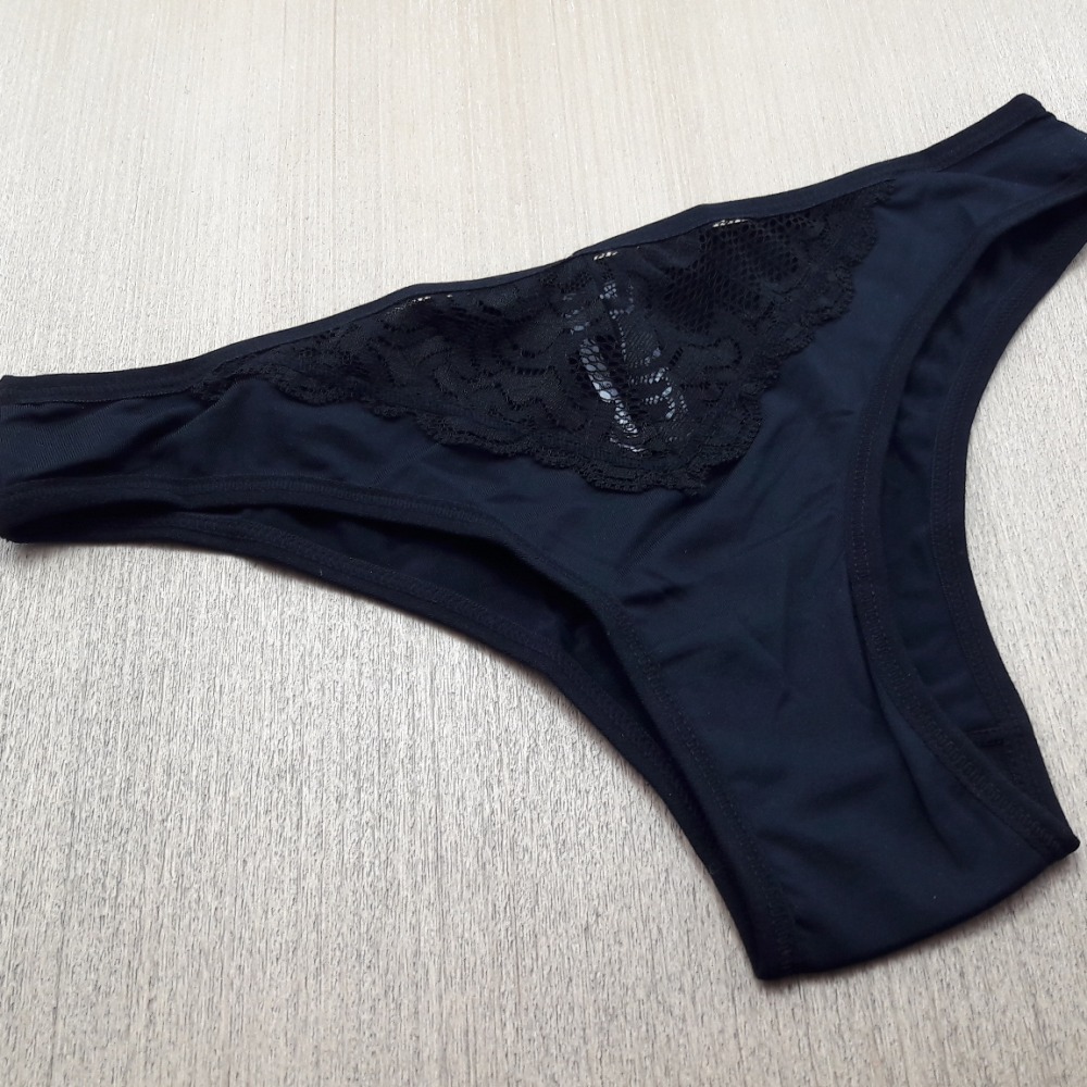 Calcinha Básica Renda Frontal Transparente - Imagem 5