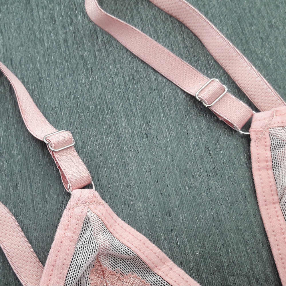 Conjunto Josana Sem Bojo de Renda e Tule - Imagem 5