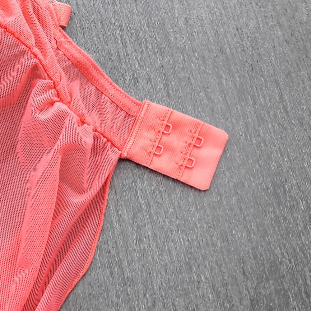 Camisola Tule com Bojo e Calcinha Renda - Imagem 9