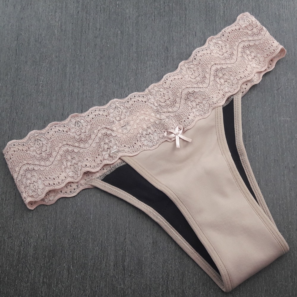 Tanga Absorvente com Cintura em Renda - Imagem 8