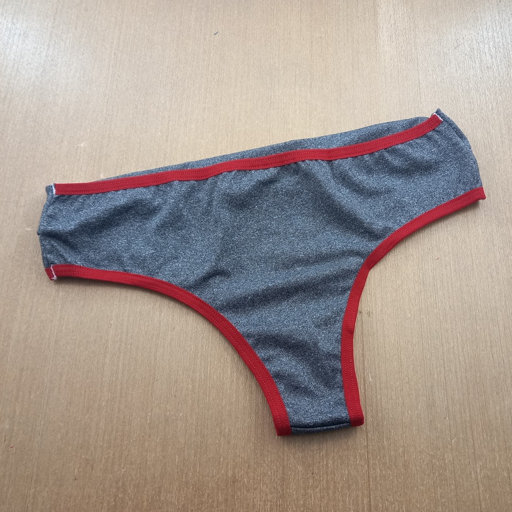 Kit com 3 Calcinhas Mescla Cós Duplo Frontal - Imagem 6