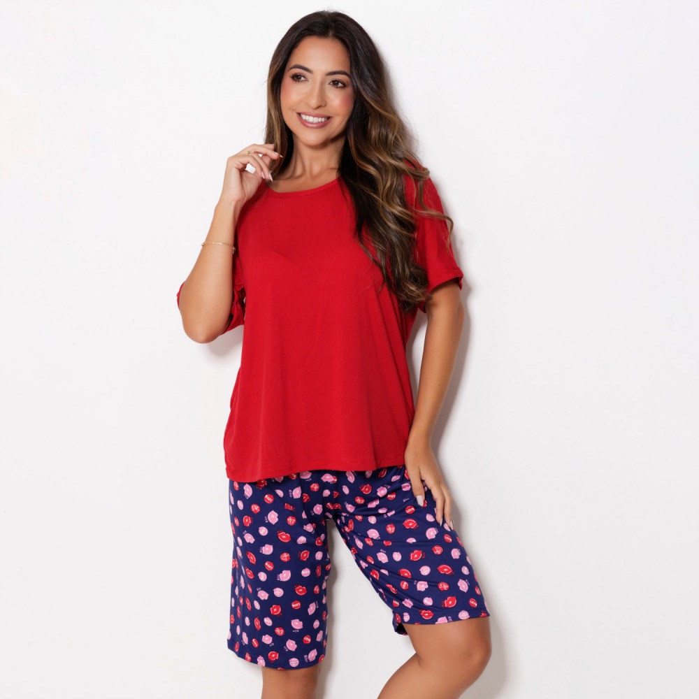 Pijama Pescador em Suede - Imagem 3