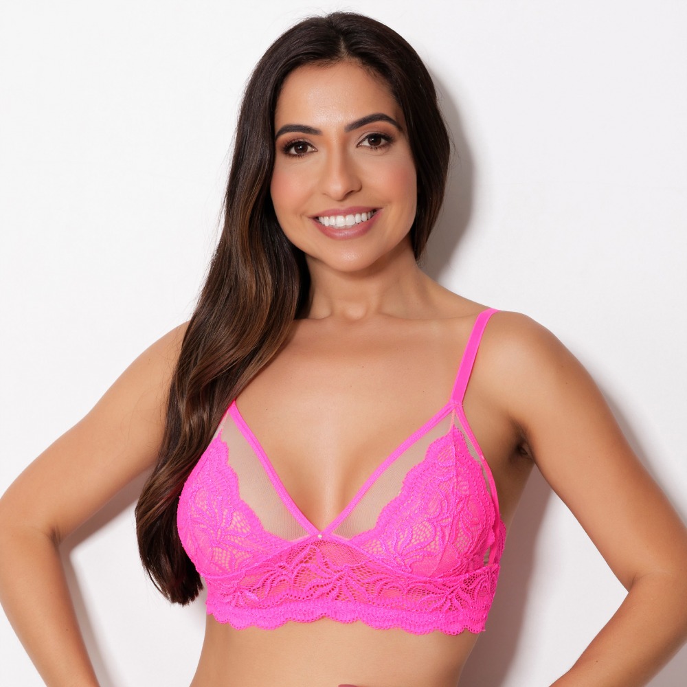 Sutiã Carol Tule Rendado - Imagem 3