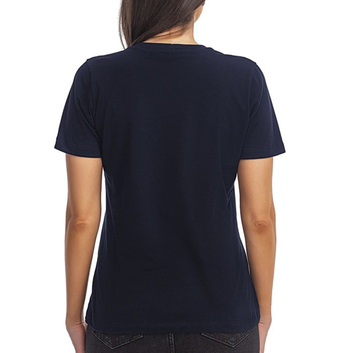 T-Shirt Básica Gola Redonda Azul Marinho - Imagem 2