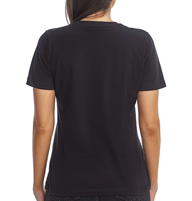 T-Shirt Básica Gola Redonda Preta - Imagem 2