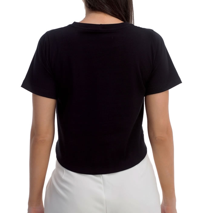 T-Shirt Cropped Preto - Imagem 2