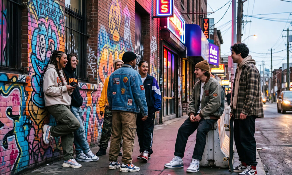 Cultura urbana e streetwear em cenário urbano contemporâneo
